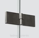 Grafitowa kabina prysznicowa NESTA GUNMETAL BRUSHED 90x110 prawa K-4736 NEW TRENDY - 2