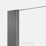 Grafitowa kabina prysznicowa NESTA GUNMETAL BRUSHED 90x110 prawa K-4736 NEW TRENDY - 3