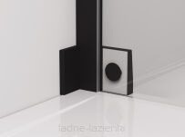 Sanswiss Kabina prysznicowa Cadura BLACK 110x120 LEWA CA13+CAT1 czarna SANSWISS CA13G1100607+CAT11200607 - 7