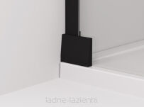 Sanswiss Kabina prysznicowa Cadura BLACK 110x120 LEWA CA13+CAT1 czarna SANSWISS CA13G1100607+CAT11200607 - 8