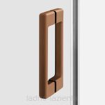 Miedziana szczotkowana Kabina prysznicowa 100x70 P rozsuwana PRIME COPPER BRUSHED New Trendy D-0813A/D-0340B - 2