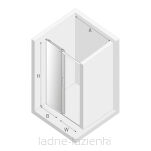 Drzwi prysznicowe SOFTI 120 szkło 8mm New trendy EXK-3897 - 8