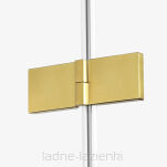 NEW TRENDY parawan nawannowy AVEXA GOLD BRUSHED 120 złote h150 prawe 6mm EXK-2015 - 5