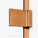 Miedziana Kabina prysznicowa 120x100 AVEXA COPPER BRUSHED  NEW TRENDY EXK-3687 - 7