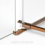Miedziana Kabina prysznicowa 120x100 AVEXA COPPER BRUSHED  NEW TRENDY EXK-3687 - 13
