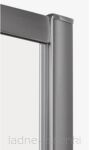 Grafitowa Kabina prysznicowa PRIME GUNMETAL BRUSHED 110x90 New Trendy D-0887A/D-0884A - 4