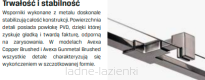 Drzwi prysznicowe AVEXA GUNMETAL BRUSHED 90 Lewe NEW TRENDY EXK-3246 - 10