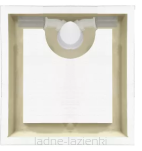 Brodzik NonLimits BLACK STONE 80x80 czarny Schedpol Schedline 3ST.N2K-8080/C/ST-M1/C/ST - 6