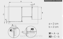 NEW TRENDY Kabina walk in EVENTA 150x90 h200 8mm EXK-4657 - 8