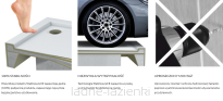 Schedpol brodzik Favory Plus 80x80 wys16 Schedline 3ST.F1K-8080 - 3