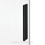 Drzwi prysznicowe SOFTI BLACK 110 czarne szkło 8mm New trendy EXK-3951 - 11