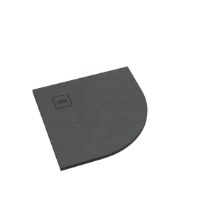 Brodzik PROTOS GREY STONE 90x90 półokragły szary Schedpol Schedline 3SP.P1O-9090/S/ST-M1/S/ST
