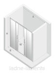Drzwi prysznicowe PRIME 200 (198-202) New trendy D-0340A - 6