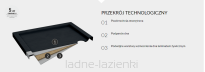 Schedpol brodzik SHARPER BLACK STONE 80x80x4,5 Schedline 3S.S2K-8080/C/ST - 4