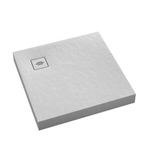 Brodzik NonLimits WHITE STONE 80x80 biały Schedpol Schedline 3ST.N1K-8080/B/ST-M1/B/ST