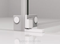 Sanswiss drzwi prysznicowe CADURA WHITE 75 CA13 Lewe białe  CA13G0750907 - 3