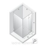 Kabina złota błyszcząca EVENTA GOLD SHINE 80x90 Prawa 8mm NEW TRENDY EXK-4721 - 6