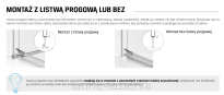 Kabina złota błyszcząca EVENTA GOLD SHINE 80x90 Prawa 8mm NEW TRENDY EXK-4721 - 11