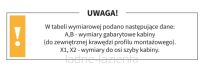 Kabina prysznicowa KALIBRA CHROME 80x70 lewa K-5001 NEW TRENDY - 9
