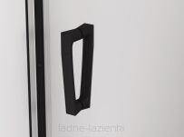 Sanswiss drzwi prysznicowe CADURA Black 120 Prawe czarne CAS2D1200607 - 6