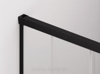 Sanswiss drzwi prysznicowe CADURA Black 120 Prawe czarne CAS2D1200607 - 8