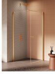 Złota szczotkowana kabina prysznicowa 80x90 NEW SOLEO GOLD BRUSHED New Trendy K-4178-WP - 10