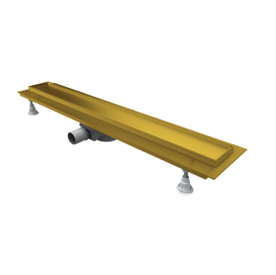 Odpływ Liniowy ZŁOTY SLIGHT LINE LOW GOLD PLATE 70 wys6,5 Schedpol Schedline SOLPLZ-70035LOW