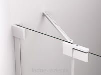 Sanswiss drzwi prysznicowe CADURA WHITE 120 CA13 Lewe białe CA13G1200907 - 6