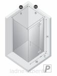 Złota kabina prysznicowa NESTA LIGHT GOLD 80x110 prawa K-4524 NEW TRENDY - 7