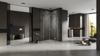 Złota kabina prysznicowa NESTA LIGHT GOLD 80x110 prawa K-4524 NEW TRENDY - 2