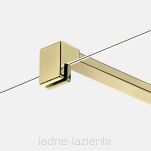 Złota kabina prysznicowa NESTA LIGHT GOLD 80x110 prawa K-4524 NEW TRENDY - 9