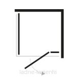 Kabina prysznicowa KALIBRA CHROME 80x70 prawa K-5021 NEW TRENDY - 9