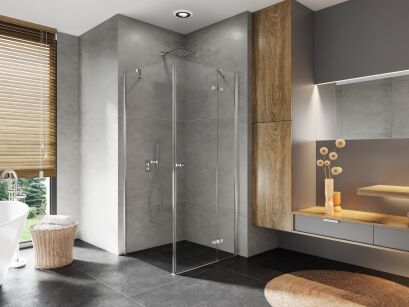 Kabina prysznicowa KALIBRA CHROME 80x70 prawa K-5021 NEW TRENDY