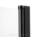 Czarna kabina prysznicowa składana łamana 80x90 SUPERIA BLACK 90x80 NEW TRENDY K-3570 - 4