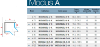Novellini Kabina prysznicowa Modus A 110x85 MODUSA110L-S-1K + MODUSA85L-D-1K PROMOCJA - 5