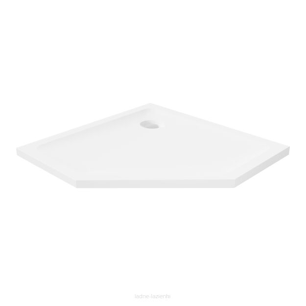 Brodzik pięciokątny 80x80 MILD biały NEW TRENDY B-0623