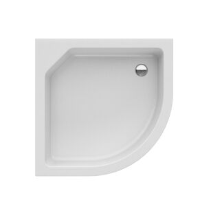 NEW TRENDY Brodzik ARTUS 80x80x29 akrylowy półokrągły B-0363