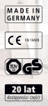 Drzwi prysznicowe Cada XS 115 lewe Kermi (111-116) bez progu CKD2L11520VPK - 8