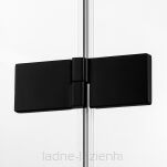 NEW TRENDY Drzwi prysznicowe AVEXA BLACK 120 Lewe czarne EXK-1554 - 3