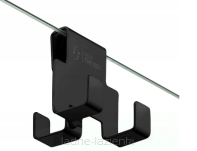 NEW TRENDY Drzwi prysznicowe AVEXA BLACK 120 Lewe czarne EXK-1554 - 13