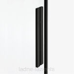 Drzwi prysznicowe SMART BLACK 150 czarne szkło 8mm dwuskrzydłowe New trendy EXK-4120 - 5